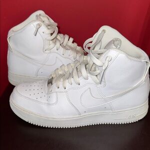 Nike Air Force One Mid all white men’s size 8